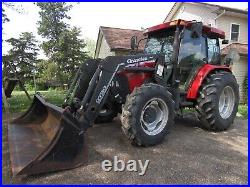 2003 Case IH JX80U with loader And bucket in Excellent condition