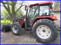 2003 Case IH JX80U with loader And bucket in Excellent condition