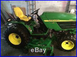2003 JOHN DEERE 4115 with Mower Deck / Snow Blower and Removable Cab Enclosure