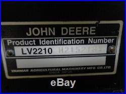 2003 John Deere 2210 Tractor, 4WD, Hydro, JD 210 Loader, 5FT 3PT Blade, 118 Hrs
