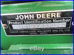 2003 John Deere 790 tractor loader, 4x4, 30hp Yanmar diesel, gear, only 211 hrs
