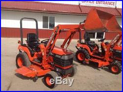 2003 KUBOTA BX2200 MFWD COMPACT TRACTOR WITH LOADER & MOWER DECK HYDRO 1311 HRS