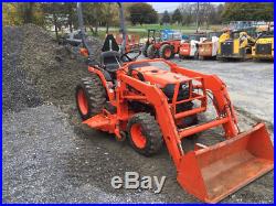 2003 Kubota B7500 4x4 Hydro Compact Tractor with Loader Only 300Hrs One Owner