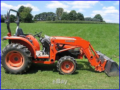 2003 Kubota L3430 Tractor, 4x4, LA723 Loader 1226 Hrs. NR