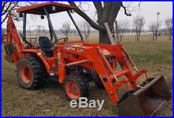2003 Kubota L35 4x4 Compact Tractor Loader Backhoe. LOW Hrs