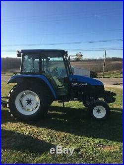 2003 New Holland TL80 Tractor, Cab/Heat/Air, 2WD, 2 Rear Remotes, 80HP