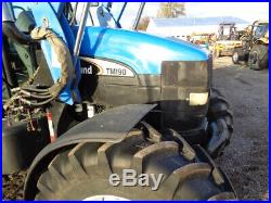 2003 New Holland TM190 Tractor, Cab/Heat/Air, 4WD, Loader, PowerShift, LOADED
