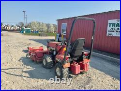 2003 Steiner 420 4x4 20Hp Gas Compact Tractor with 60 Mower & Loader Attachment