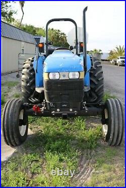 2003 TN-75 New Holland Tractor with 339 Hours 6 Box Blade Barn Kept No Re-Gen