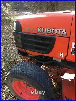 2003 kubota tractor B2710, 60 Belly Mower, Can Deliver