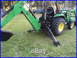 2004 JOHN DEERE 4410 4WD HYDROSTATIC TRACTOR With LOADER AND BACKHOE 35HP DIESEL
