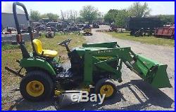 2004 John Deere 2210 Compact Loader Tractor