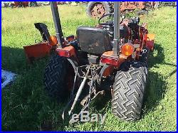 2004 Kubota B7400HST Diesel Compact Tractor with New Woods LS72 Front End Loader
