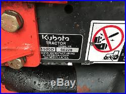 2004 Kubota BX1500 4x4 Compact Tractor with Loader & Mower