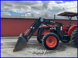2004 Kubota M8200 4x4 82hp Utility Tractor with Loader & Canopy Clean Only 1200Hrs