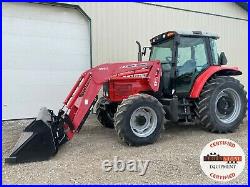 2004 MASSEY FERGUSON 5445 TRACTOR With LOADER, CAB, 4X4, HEAT A/C, 305 HOURS