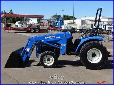 2004 New Holland TC33D Loader Utility Tractor 33HP Mid/Rear PTO 3pt Hitch 4x4