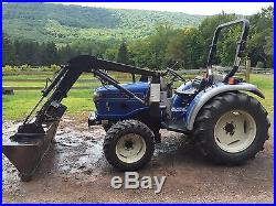 2005 Farmtrac 360 DTC Tractor 4X4 With Loader 40 HP 730 Hours