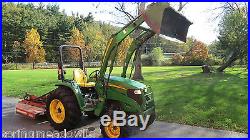 2005 JOHN DEERE 4520 4X4 COMPACT TRACTOR With LOADER 53HP DIESEL HYDRO 1100 HRS