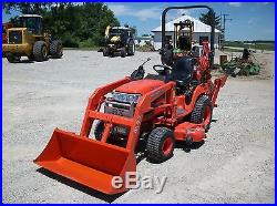 2005 Kubota BX23 tractor/loader/backhoe, 4WD, Hydro, 54 belly mower, Diesel