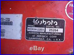 2005 Kubota BX23 tractor/loader/backhoe, 4WD, Hydro, 54 belly mower, Diesel