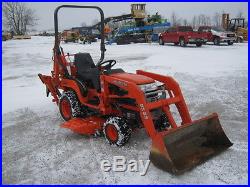 2005 Kubota BX23 tractor/loader/backhoe with belly mower, hydro, 4WD, 684 hours