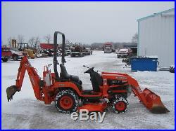 2005 Kubota BX23 tractor/loader/backhoe with belly mower, hydro, 4WD, 684 hours