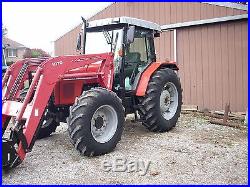2005 MASSEY FERGUSON 491 CAB+LOADER+4X4 WITH 1,823 HRS- VERY NICE
