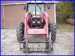 2005 MASSEY FERGUSON 491 CAB+LOADER+4X4 WITH 1,823 HRS- VERY NICE