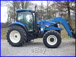 2005 NEW HOLLAND TS115A CAB+LOADER+4X4 NICEST AROUND ANYWHERE! MINT COND