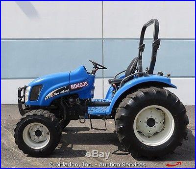 2005 New Holland TC45A 4x4 Ag Utility Tractor 3 Point PTO Hydrostatic Diesel