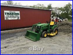 2006 John Deere 2210 4x4 Hydro Compact Tractor with Loader Only 800 Hours
