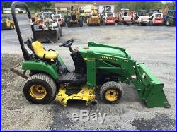 2006 John Deere 2210 4x4 Hydro Compact Tractor with Loader Only 800 Hours