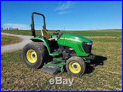 2006 John Deere 4320 Utility Farm Tractor Diesel 48HP Hydro 4x4 72 Belly Mower