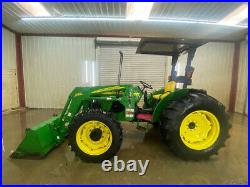 2006 John Deere 5105 Tractor Loader With Orops With Canopy, 4x4