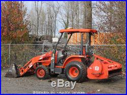 2006 Kubota L39 4x4 Loader Utility Ag Tractor PTO 4in1 Bucket Aux Hydraulics 4WD