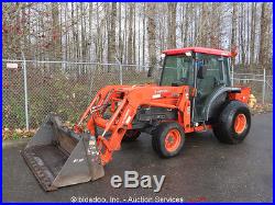 2006 Kubota L5030D 4WD Utility Ag Tractor Loader 50HP Diesel Heated Cab Aux Hyd