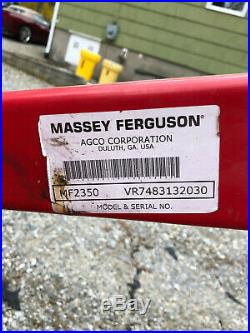 2006 Massey Ferguson GC2300 SubCompact Tractor. 48 Bucket, Woods BH6000 Backhoe