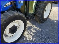 2006 New Holland TN75DA 75 HP 4WD TRACTOR AND LOADER NO EMISSIONS