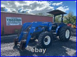 2006 New Holland TN95A 4x4 95Hp Utility Tractor with Loader Only 1500Hrs