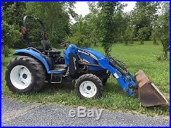 2006 New Holland Tc45d 4x4 Diesel Tractor Loader Hydro 45hp. Cheap Shipping