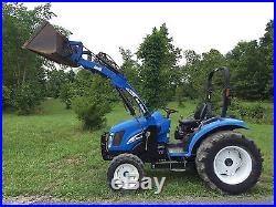 2006 New Holland Tc45d 4x4 Diesel Tractor Loader Hydro 45hp. Cheap Shipping