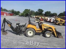2007 Cub Cadet 6284 4x4 Diesel Compact Tractor Loader Backhoe