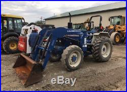 2007 Farmtrac 665DT 4x4 Utility Farm Tractor with Loader Only 1100 Hours
