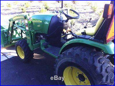 2007 John Deere 2520 4x4 Hydro Tractor With JD I-Match Quick Hitch 26hp Diesel