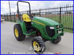 2007 John Deere 3520 4x4 Ag Tractor Aux Hyd Mid / Rear PTO eHydro Farm Utility
