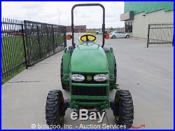 2007 John Deere 3520 4x4 Ag Tractor Aux Hyd Mid / Rear PTO eHydro Farm Utility