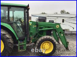 2007 John Deere 6320 4x4 100Hp Farm Tractor with Cab & Loader Power Quad 5700Hrs
