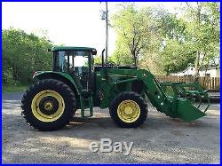 2007 John Deere 6715 Tractor (only 3,897 hours) with 740 Front Loader For Sale