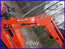 2007 KIOTI LB1914 20 HP 4WD TACTOR WITH FRONT END LOADER BOX BLADE SHUTTLE SHIFT